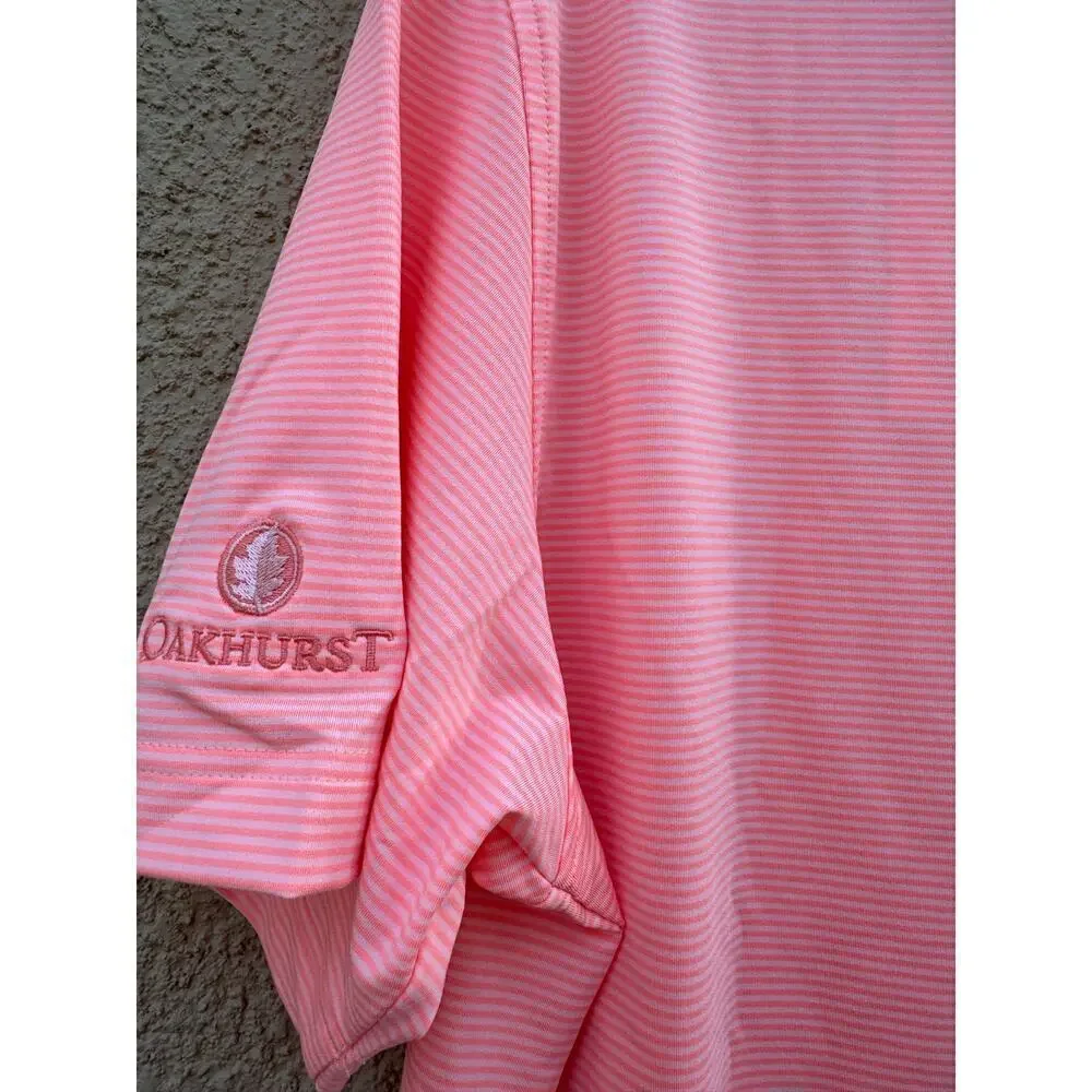 Adidas Adipure Golf Polo Shirt Pink Medium NWT