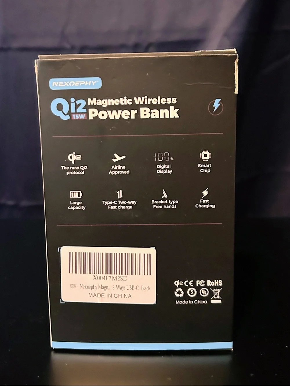 Qi2 15W Magnetic Wireless Power Bank - White
