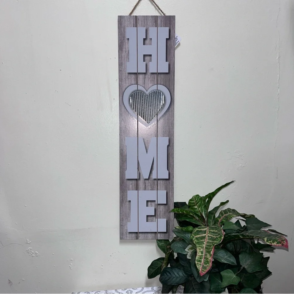 Wall art “HOME” Wall Decor Sign