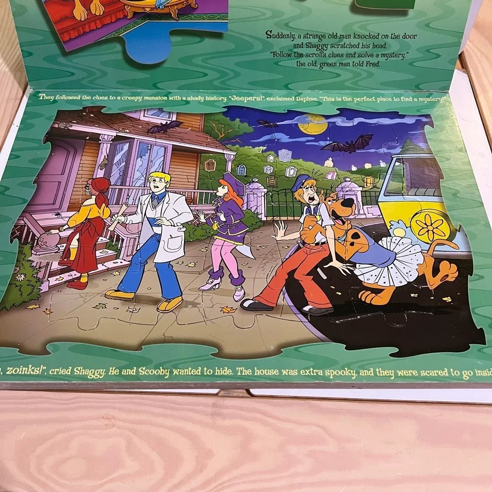 Scooby Doo Mystery Puzzle‎ Party 6 Big Puzzles Pages Hanna Barbara Shaggy  Velma
