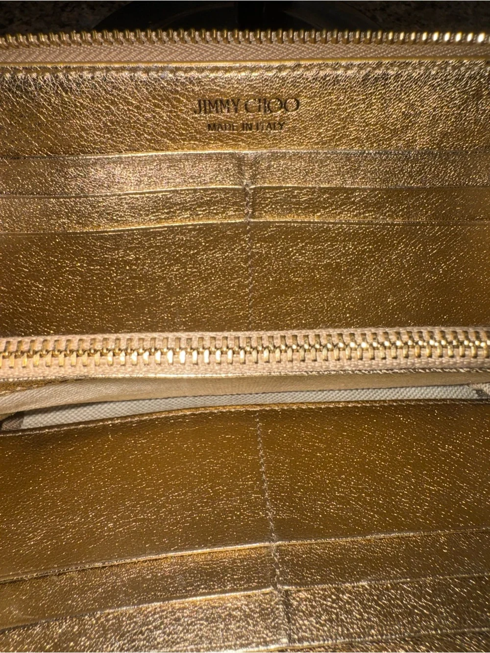 Jimmy Choo compact zip