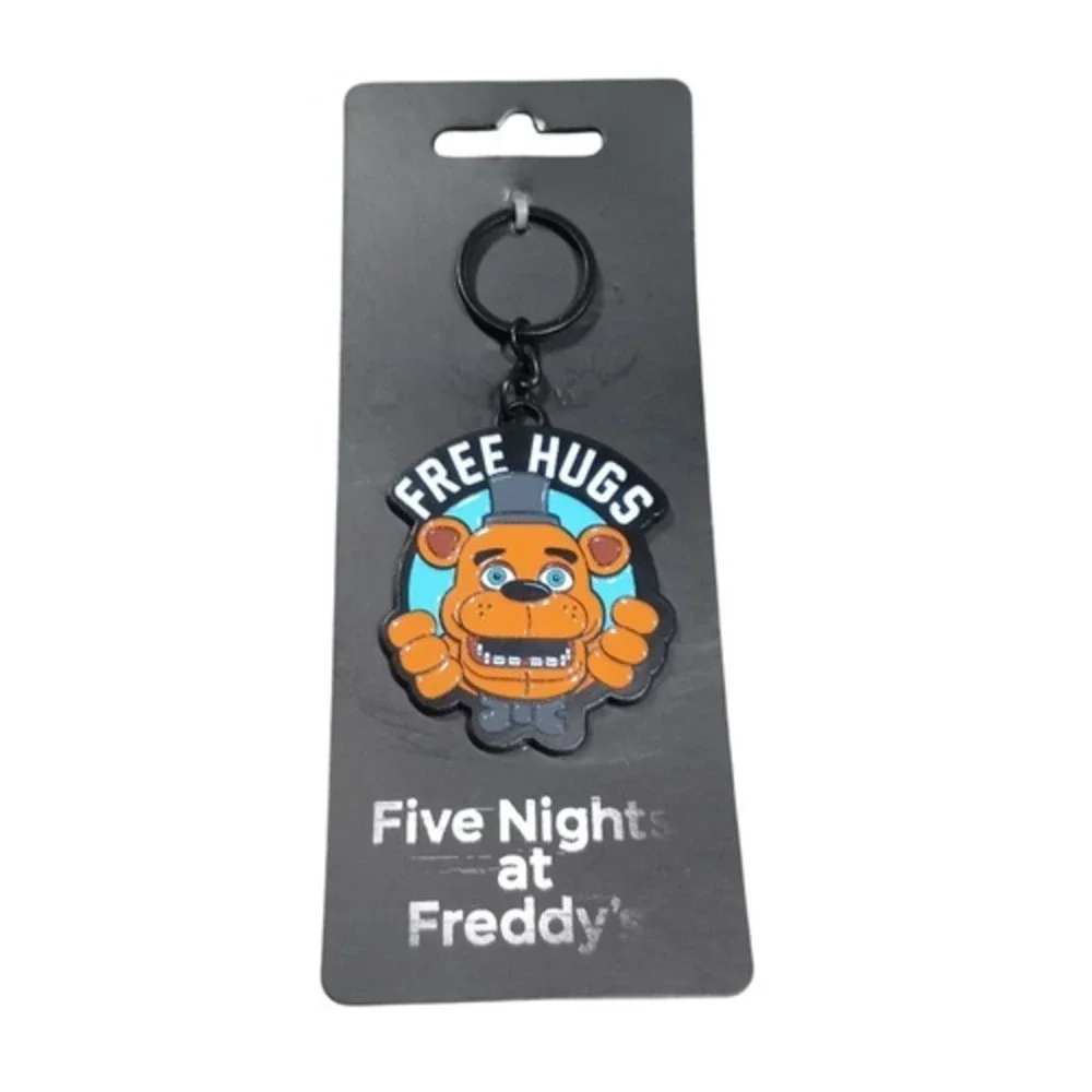 2016 Bioworld Five Nights At Freddy's Keychain Freddy Fazbear Free Hugs - DT