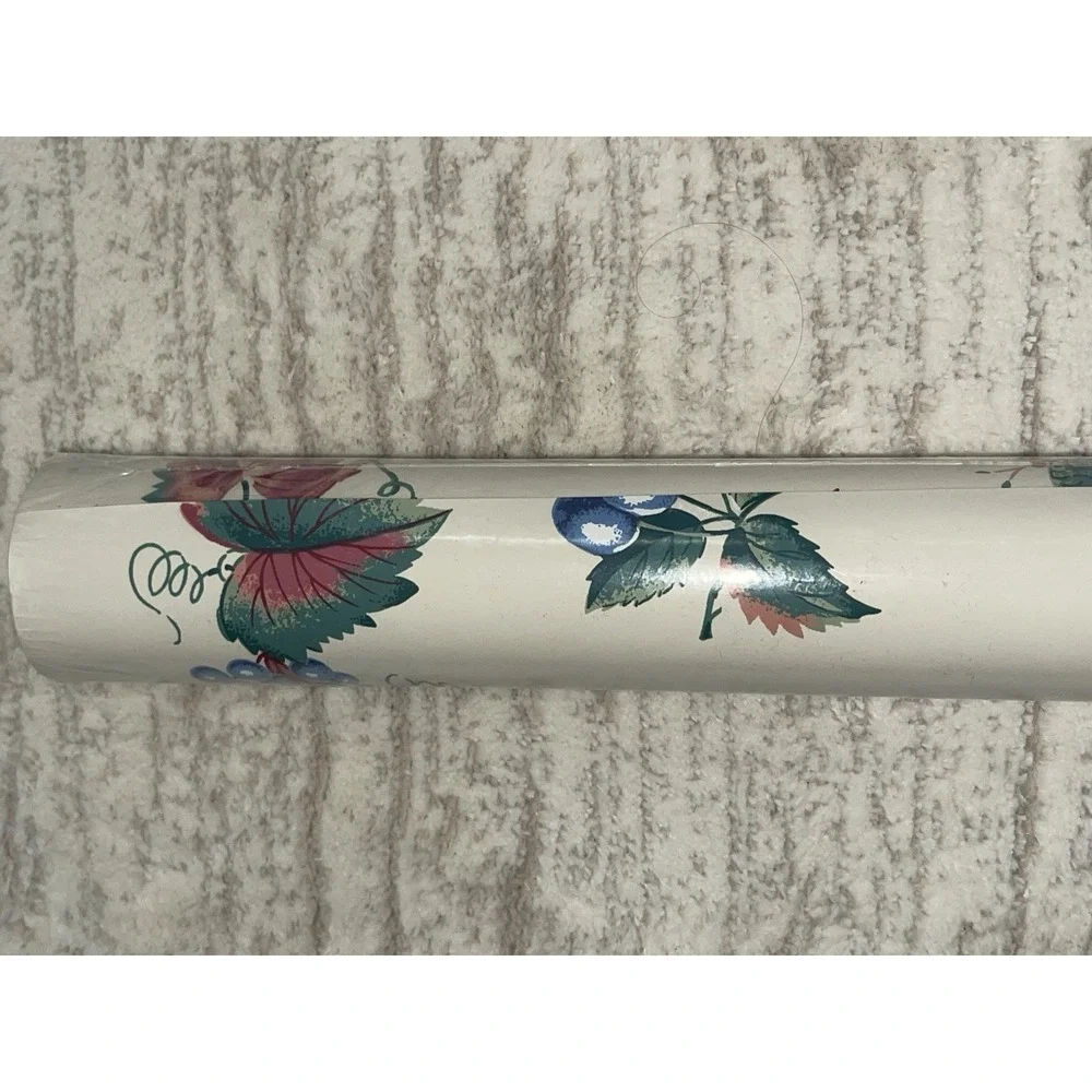 Vintage Schumacher Wall Covering Paradise Fruit #506531 Double Roll 27