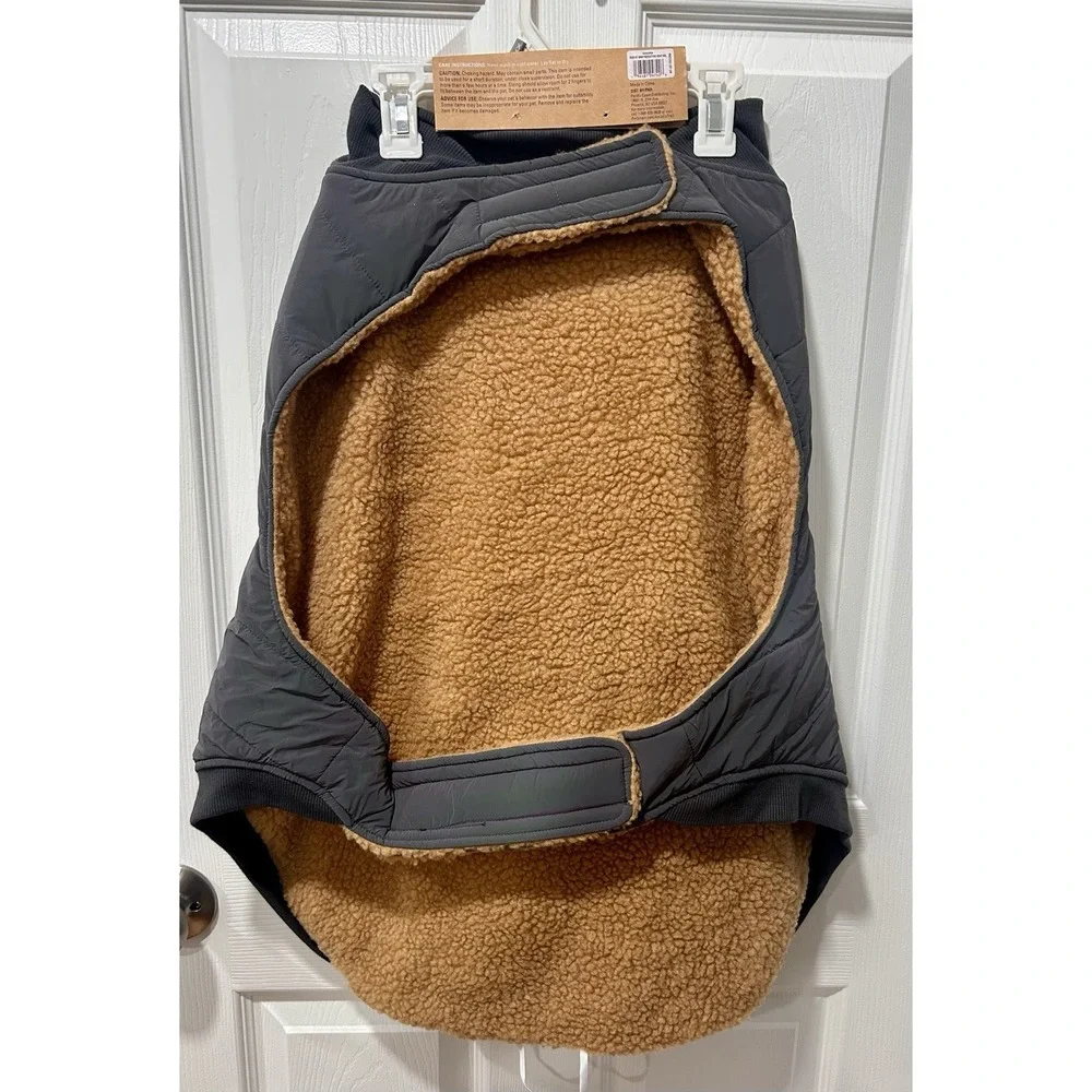 Arcadia Trail Dog Ultra Reflective‎ Sherpa Jacket Grey Sz XX-Large 42