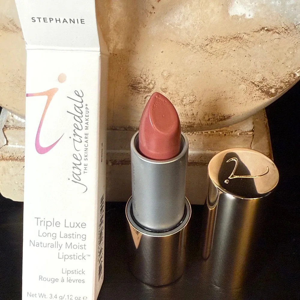 Jane Iredale Triple Luxe Long‎ Lasting Naturally Moist Lipstick Stephanie 0.12oz