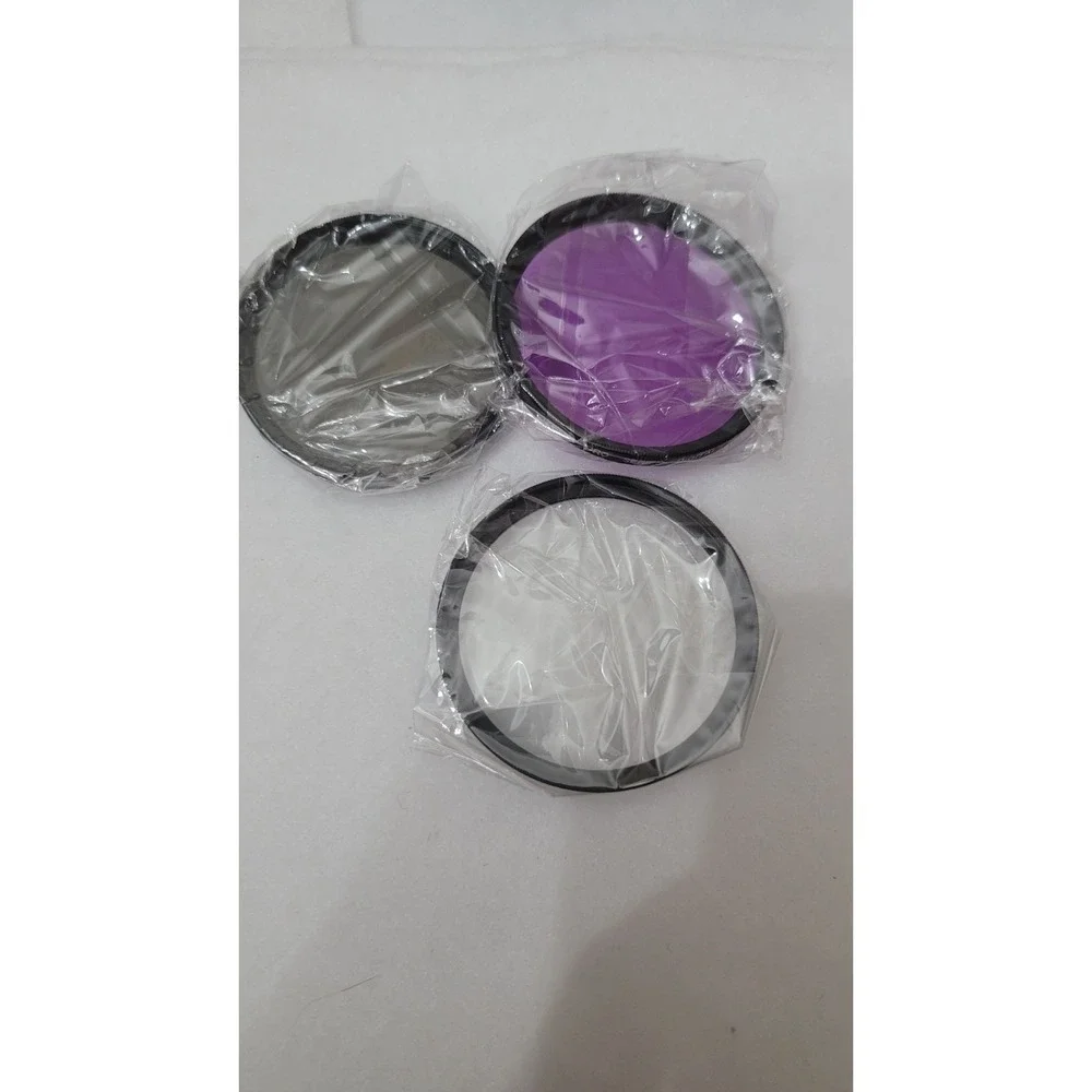 UV+CPL+FLD Lens Filter Set‎ 55mm For Cannon For Sony Lens Digital SLRs New