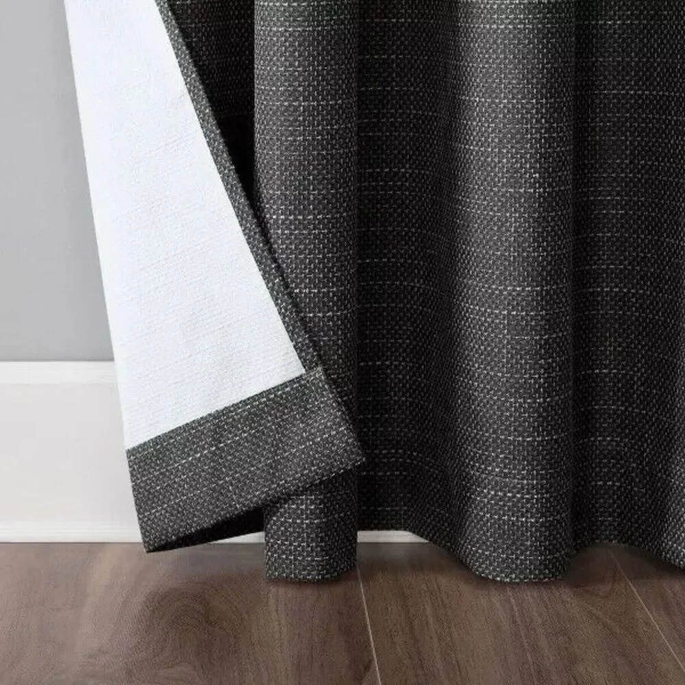 ⚡️SlKline Weave Thermal 100% Blackout Grommet Top (2 Panel Set) Curtains 52”x63”