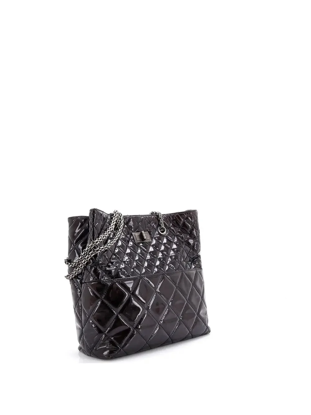Chanel Reissue Tote Quilted Patent Tall #285855C10B