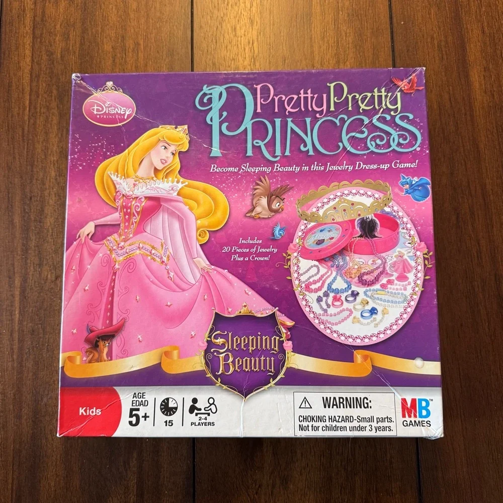 Pretty Pretty Princess Sleeping Beauty Game‎ - Milton Bradley 2008 Replacement