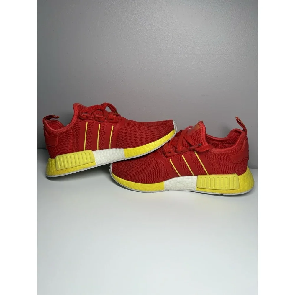 Adidas NMD‎ R1 Beijing China Red Yellow Running Shoes FY1262 Men's - Size 8