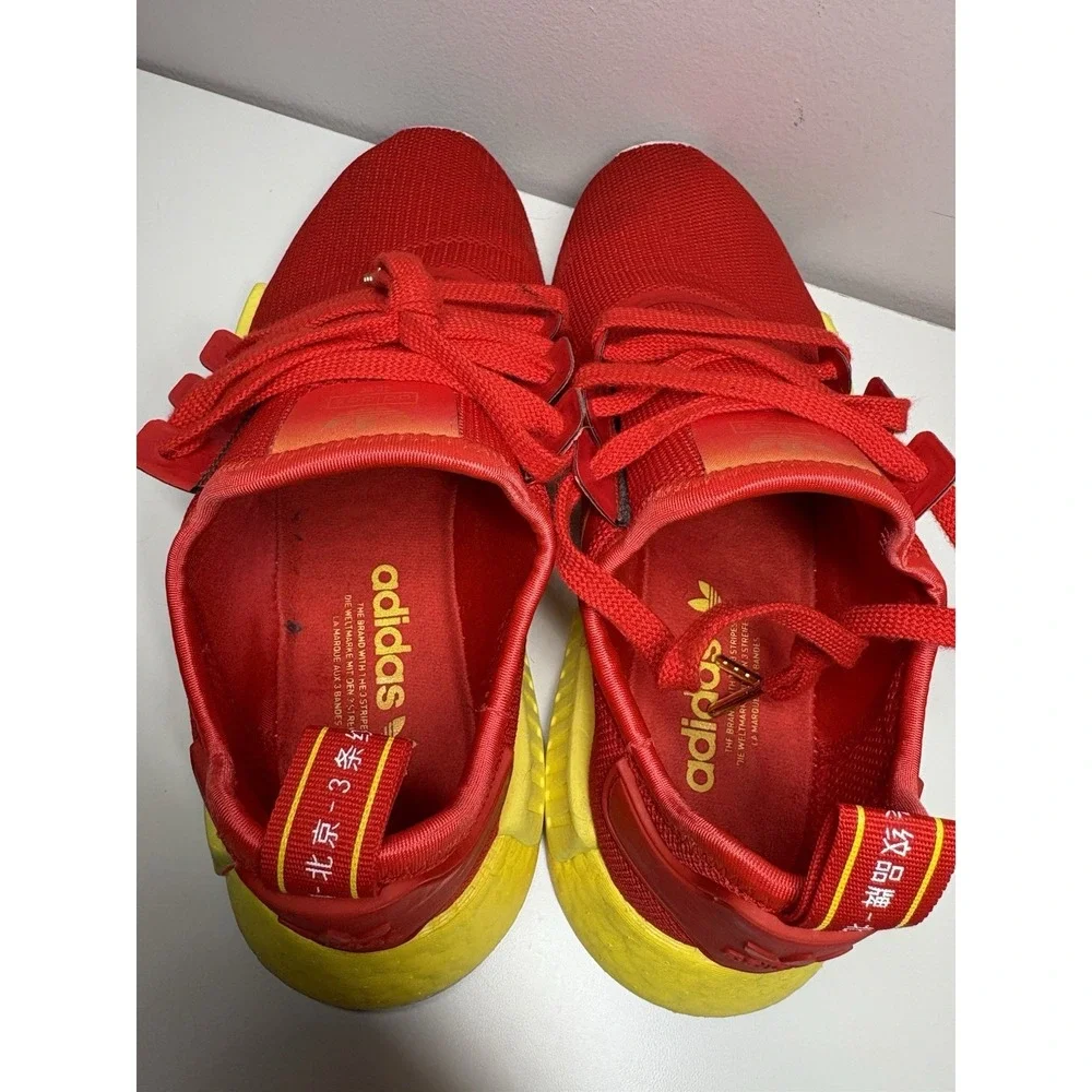 Adidas NMD‎ R1 Beijing China Red Yellow Running Shoes FY1262 Men's - Size 8