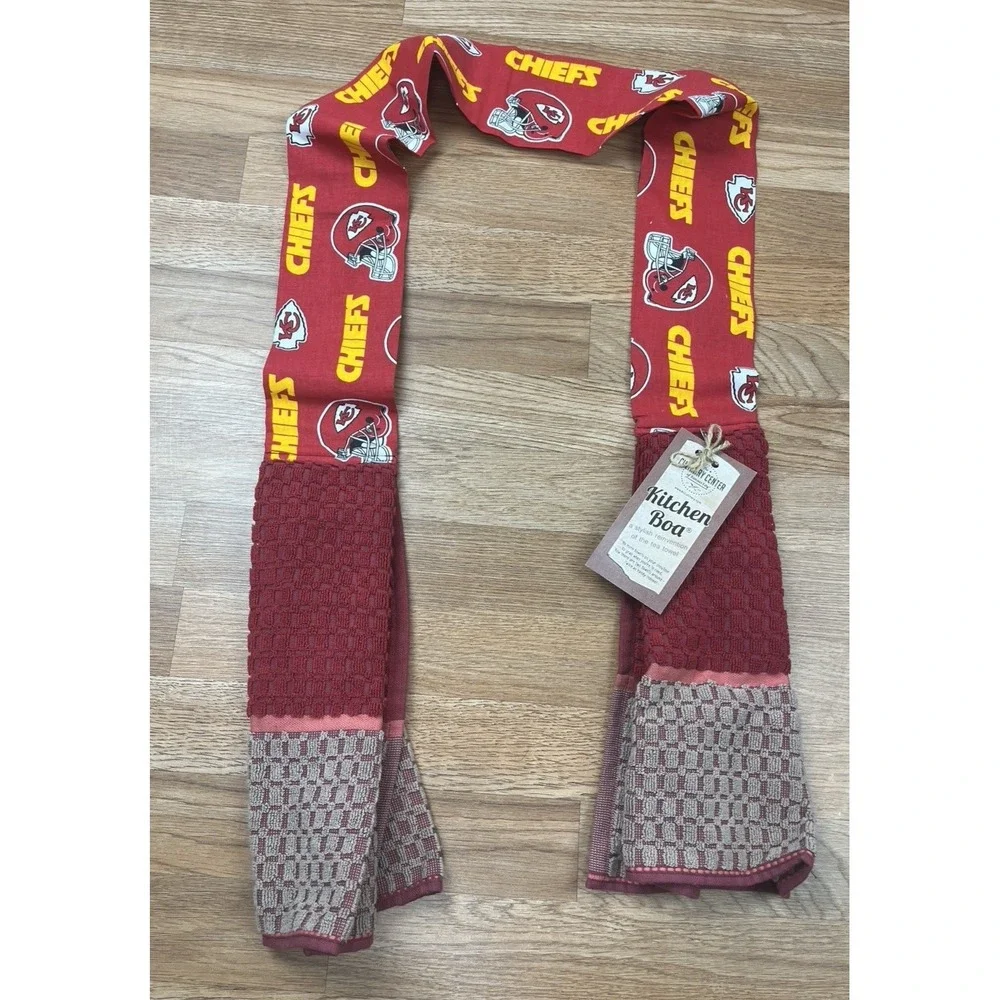 Kansas City Chiefs Kitchen Boa Dish Tea Towel Dishcloth‎ NEW