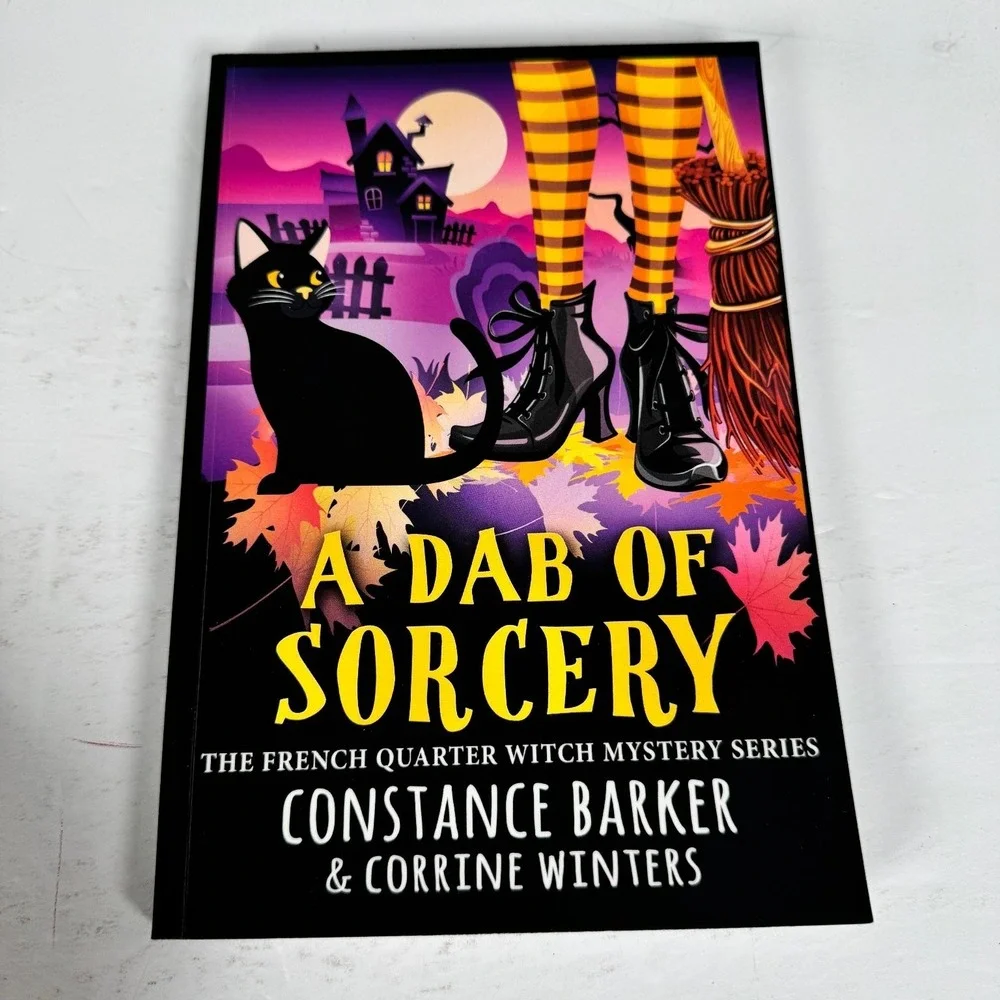 A Dab of Sorcery & Ghoulish Magic Books Constance Barker‎ Corrine Winters Cozy