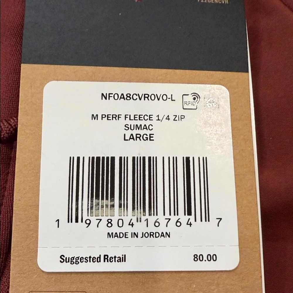 The North Face new tags