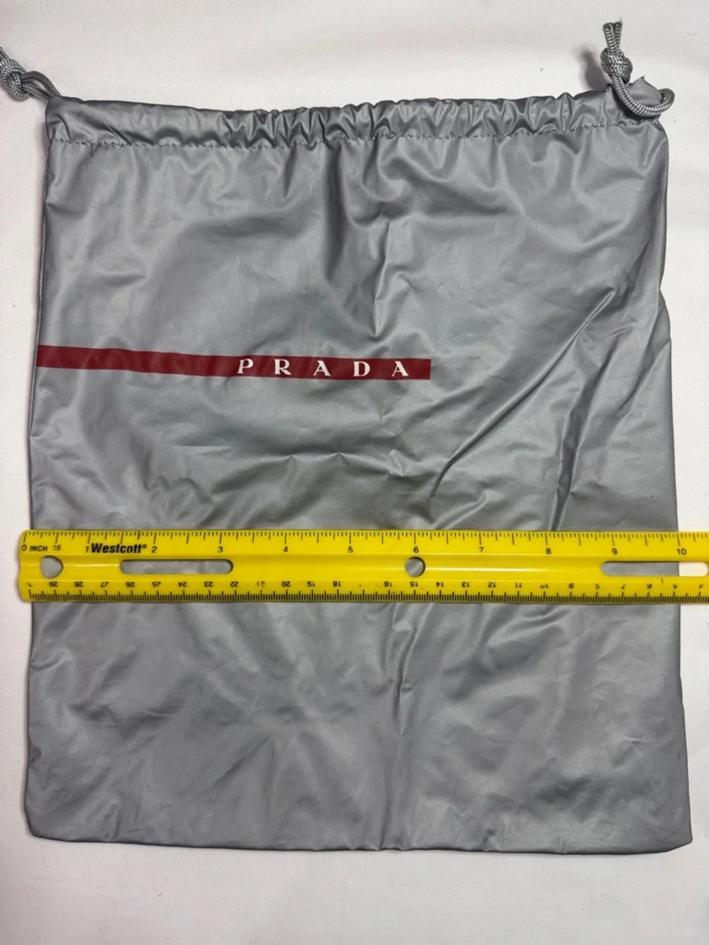Prada branded drawstring