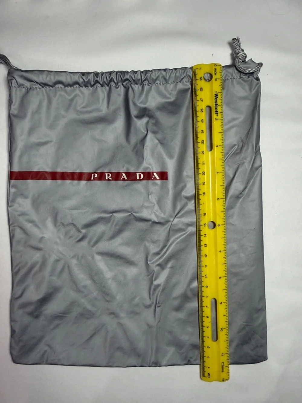 Prada branded drawstring
