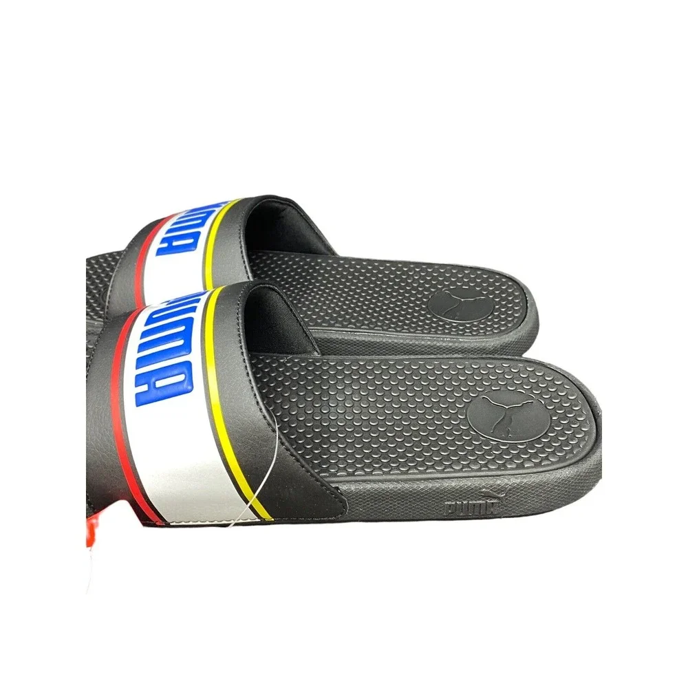 Puma Kids Size 11 Cool Cat Sport‎ Retro BX PS Slide Sandals Black 382479-03