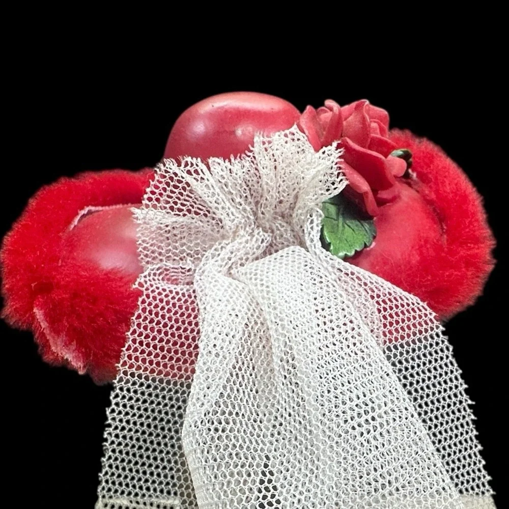 Charming Tails Fitz & Floyd You've Got Style Mouse Figurine Purple‎ Red Hat Lady