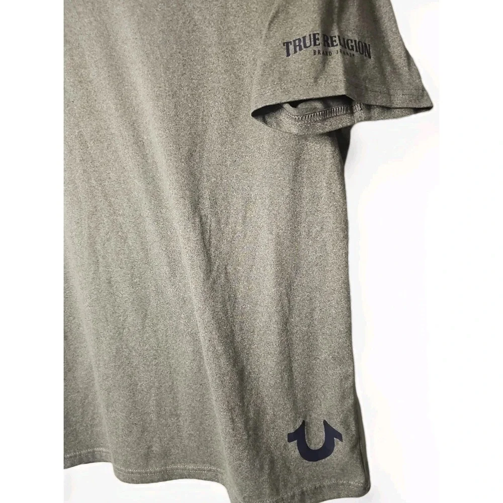 Men's Medium True Religion Super Soft Horseshoe‎ Gray Lounge Casual Layering 138