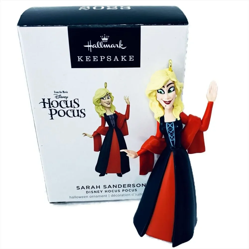 Hallmark Keepsake Disney Hocus Pocus Sarah Sanderson Christmas Tree Ornament NEW