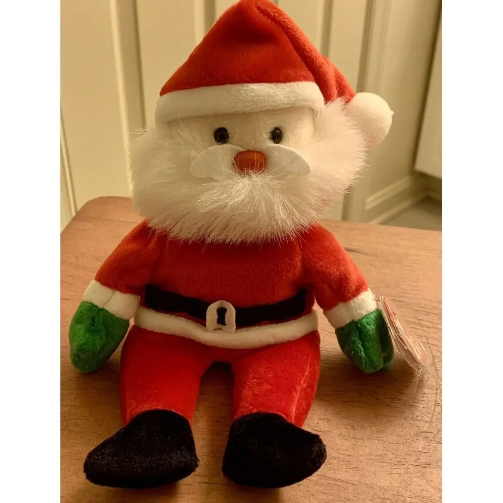 TY BEANIE BABY SANTA 1998 WITH TAG ERRORS CHRISTMAS‎ Vintage Retired