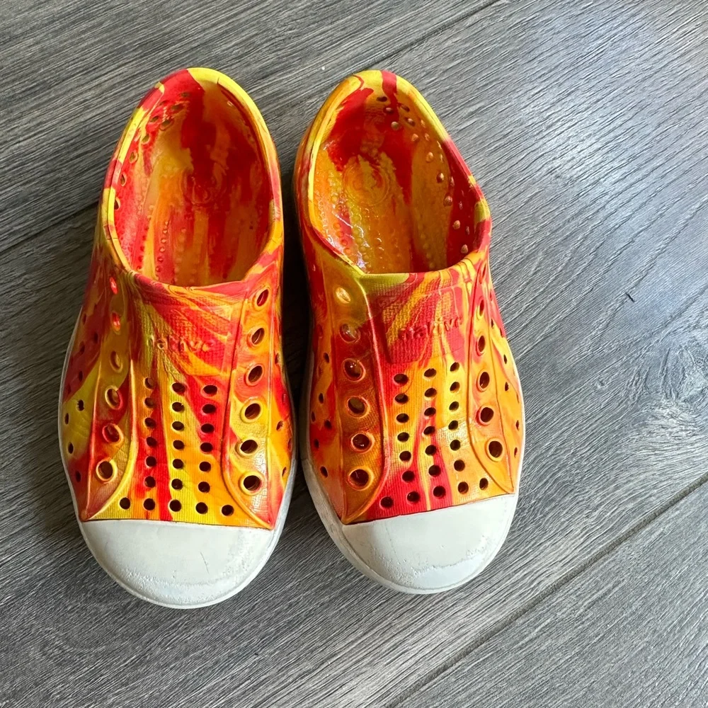 Native tie sneakers shoes