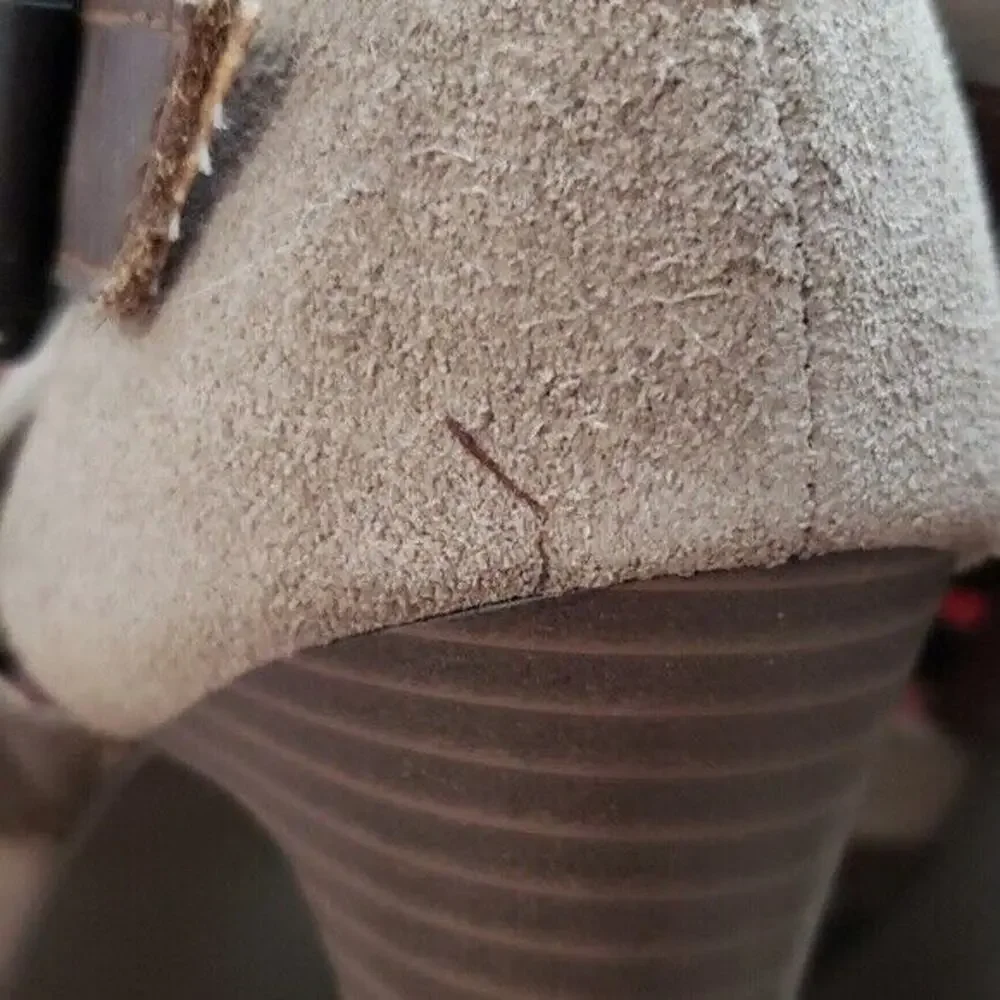 Calvin Klein Jeans Heels Two Tone Brown Heels - Size 7.5
