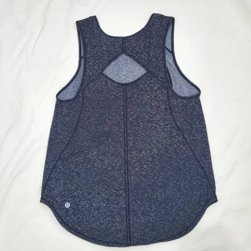 Lululemon Sculpt Tank Black White Size 8