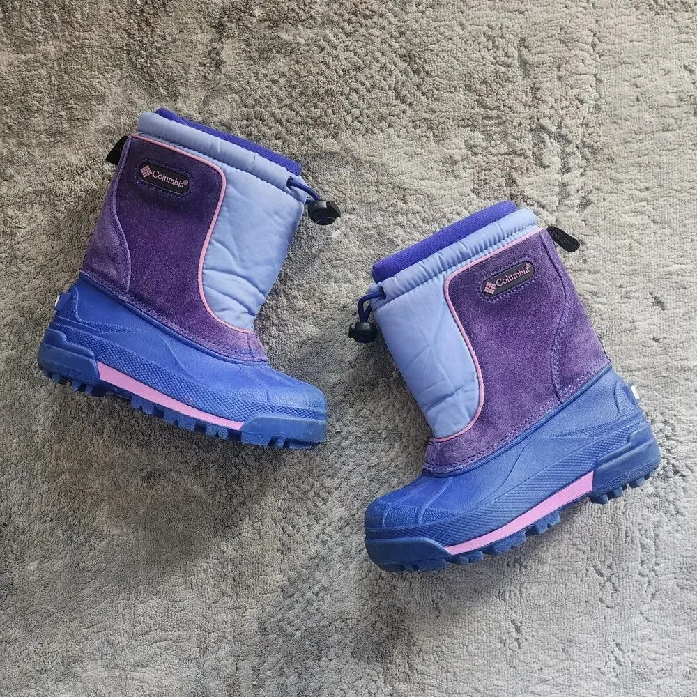 Columbia Kids Purple and Blue Snow Boots
