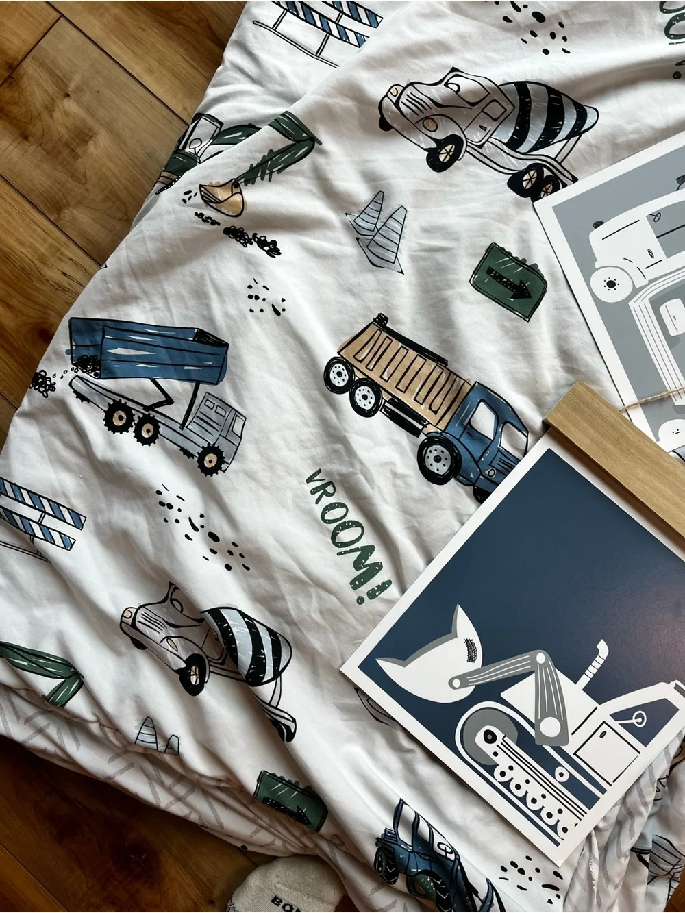 Sweet Jo Jo boys construction comforter