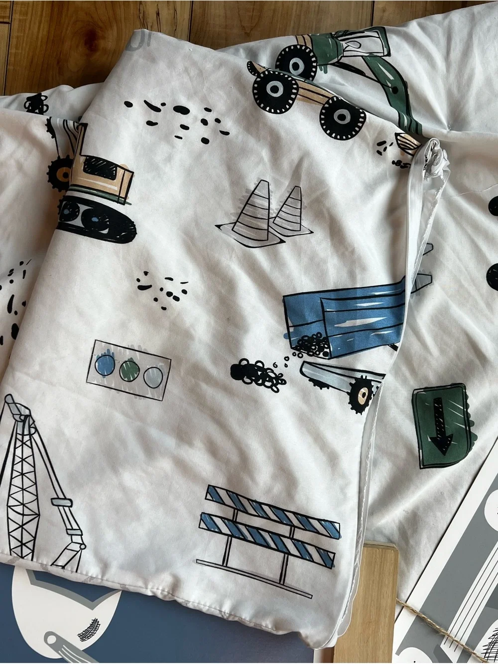 Sweet Jo Jo boys construction comforter