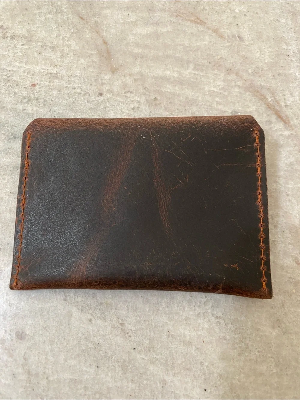 Handmade genuine Leather Wallet | Slim Card Holder for men or women