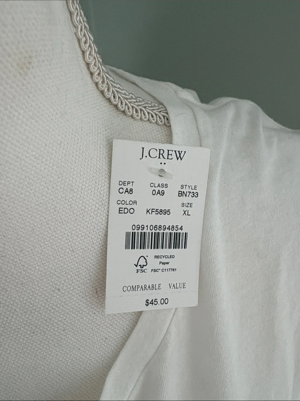 J. Crew casual crew