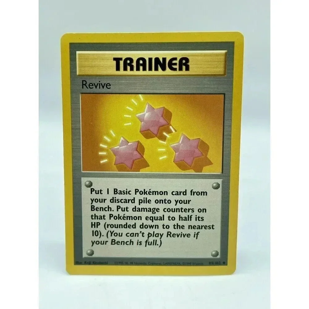 Revive‎ 89/102 Trainer Base Set Non-Holo Vintage 1999 Pokemon TCG LP