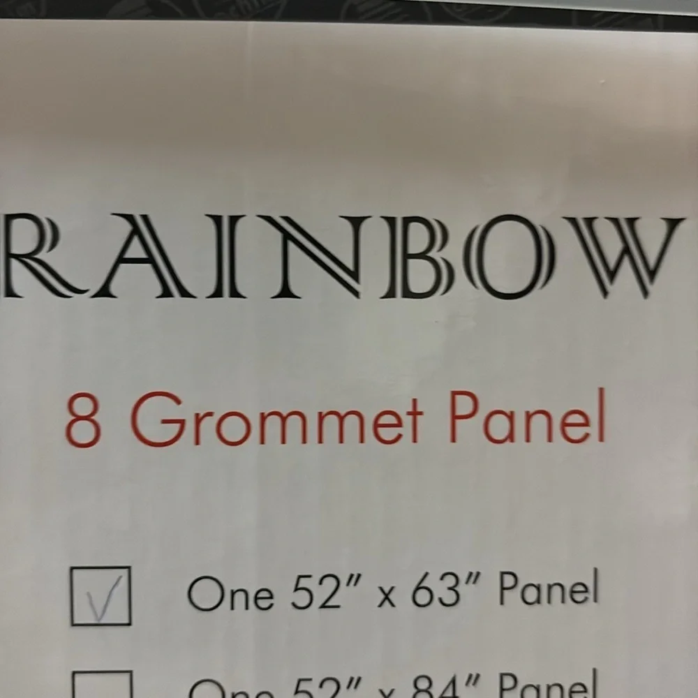 Rainbow stylish curtain