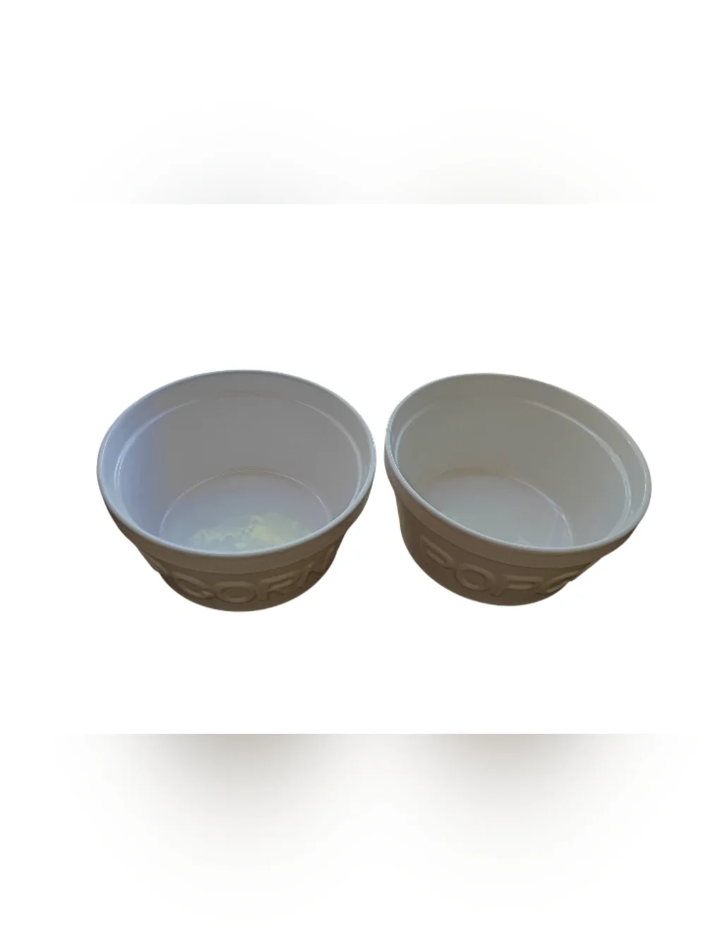 Tabletops Gallery Ceramic 18-20 Oz Popcorn Bowls Set Of 2