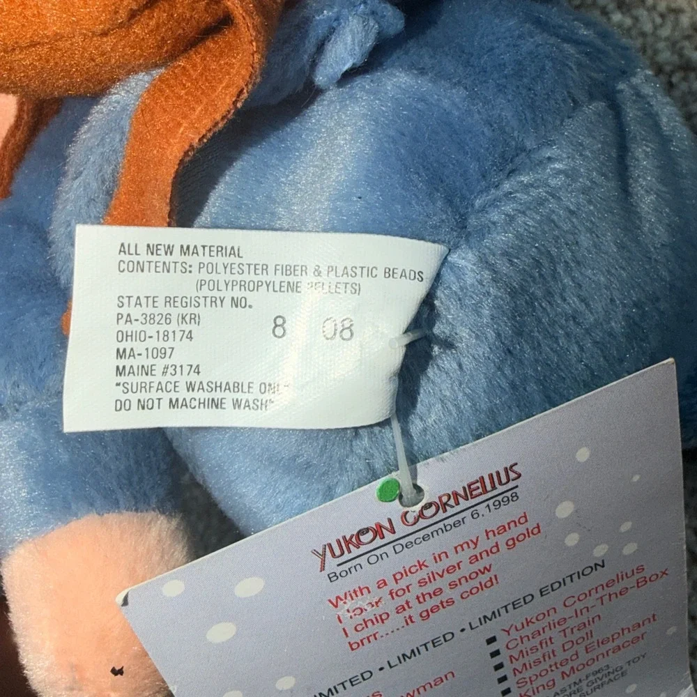 Yukon Cornelius‎ Plush Rudolph Island of Misfit Toys 1998 CVS Exclusive 8in NWT