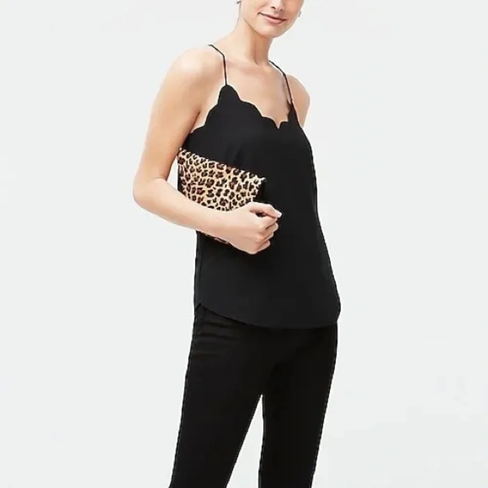 J. Crew scalloped cami tank
