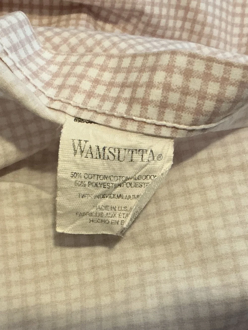 Wamsutta vintage flat