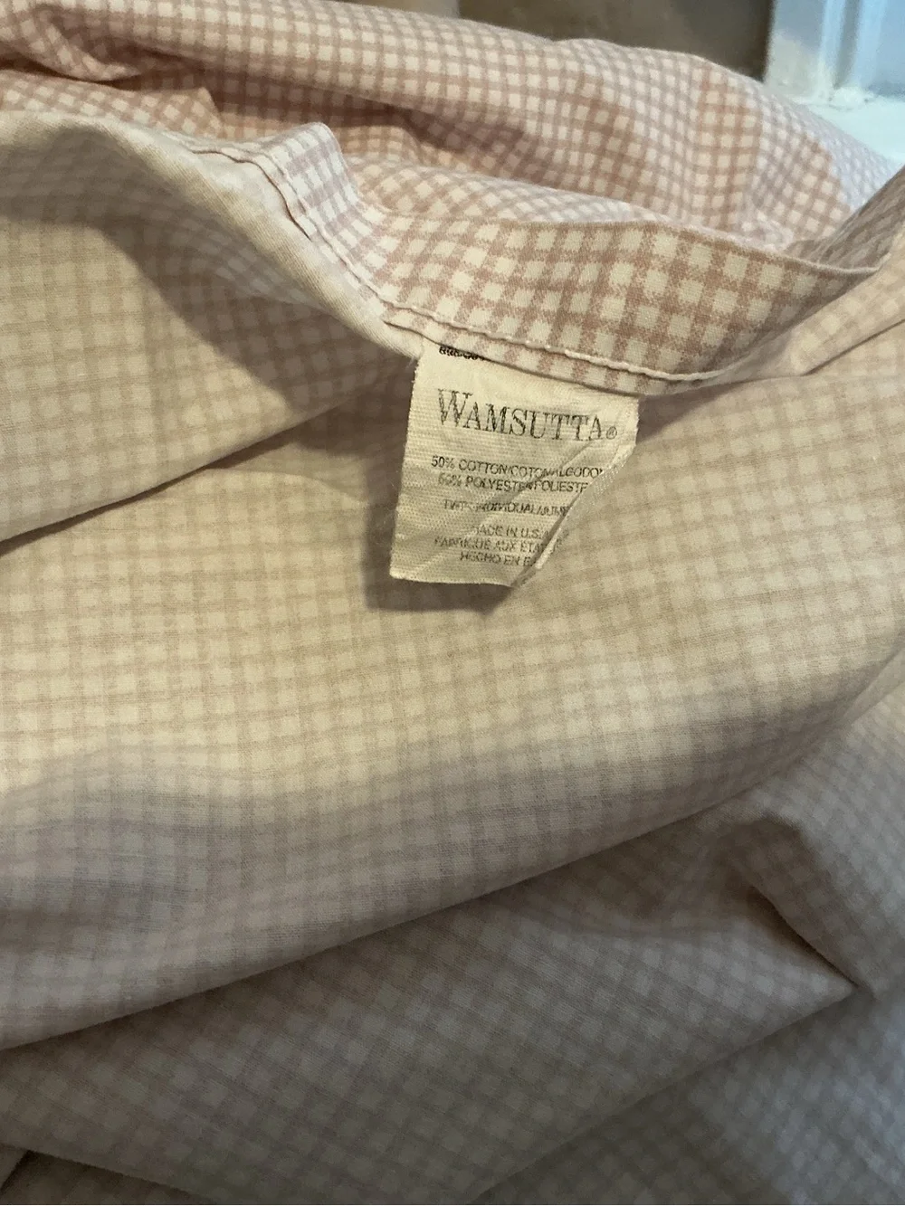 Wamsutta vintage flat