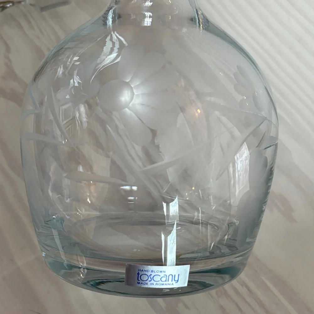 Toscany etched floral