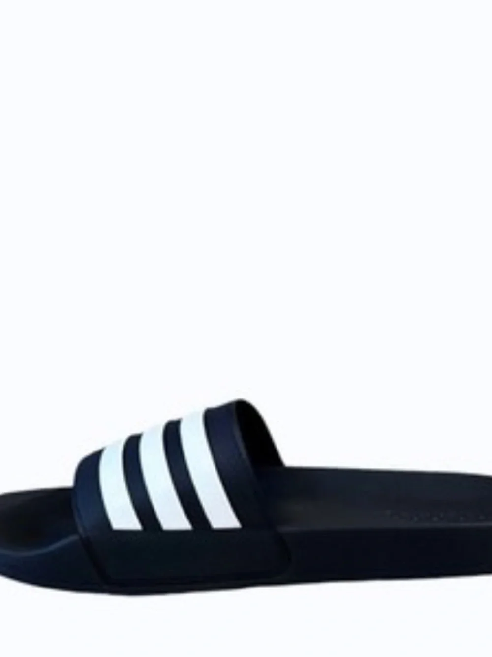 Adidas Adilette Mens Black White Stripe Shower Slides Size 15 Sandals