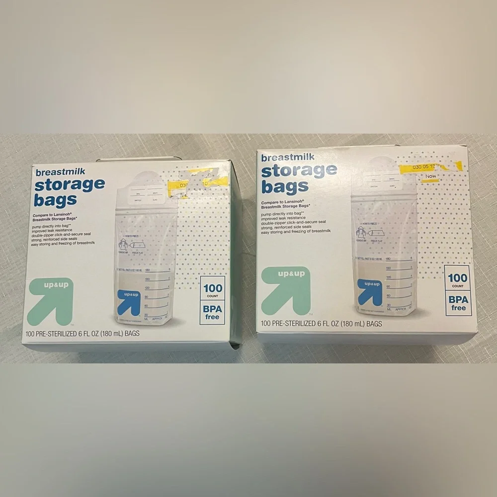 Breastmilk Storage Bags - 200ct - up & up™ compare to Lansinoh BPA Free Sterile