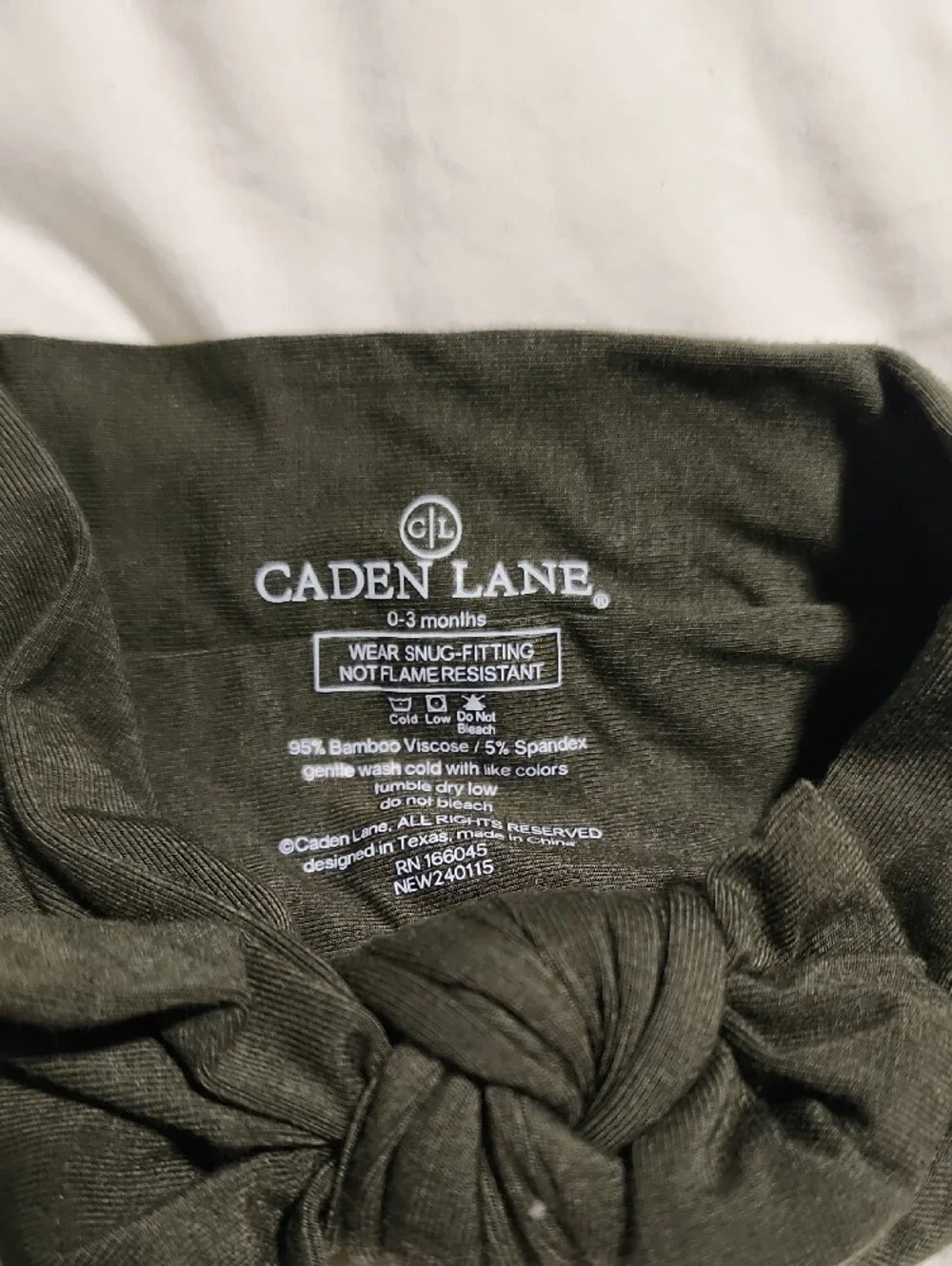 Caden Lane knotted fabric