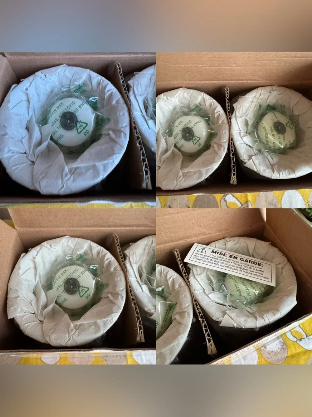 NorPro NIB Set of 2 Ceramic Butter Warmers with candles