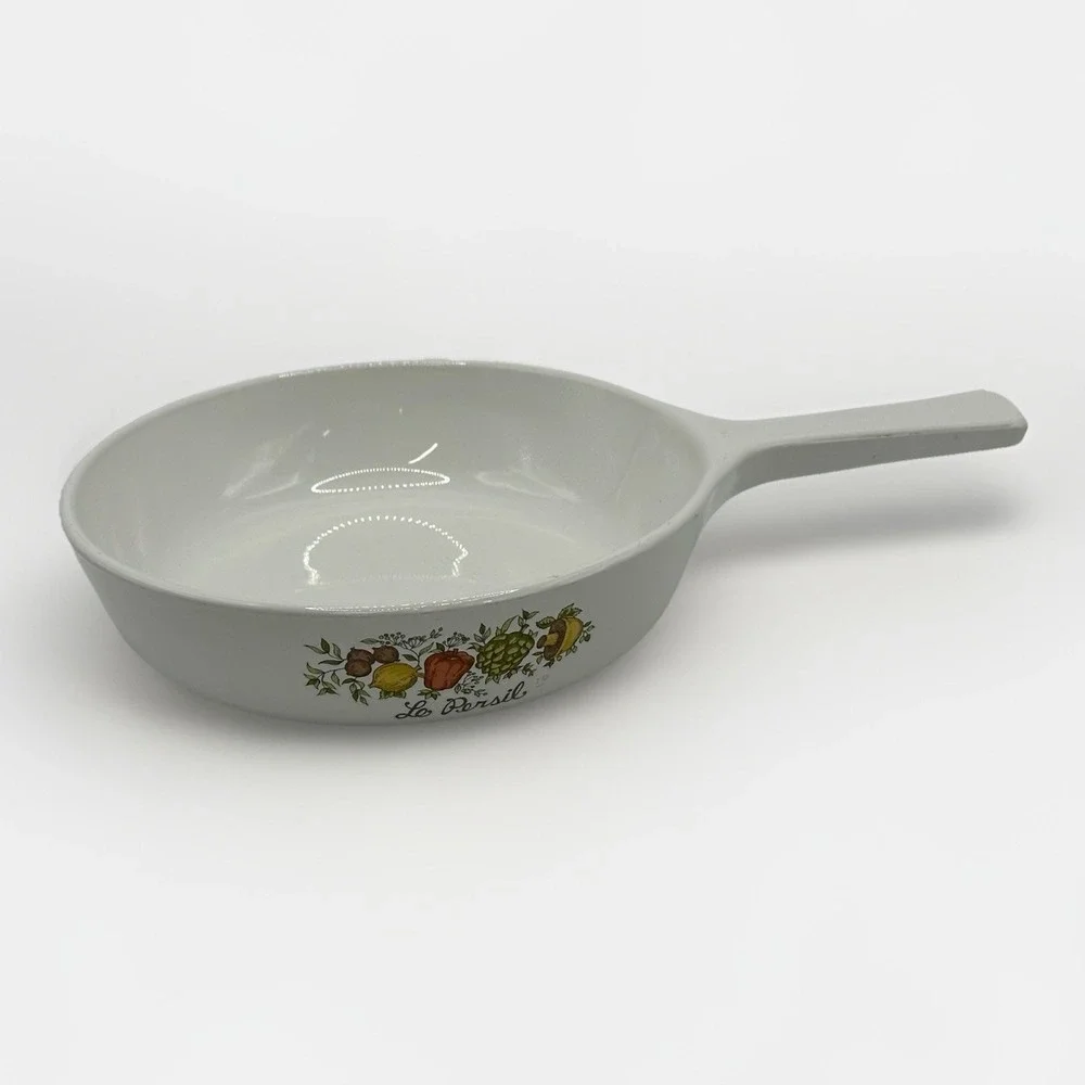 VTG Corning Ware Spice of Life Le Persil Saucepan P-83-B No Lid 6.5 in