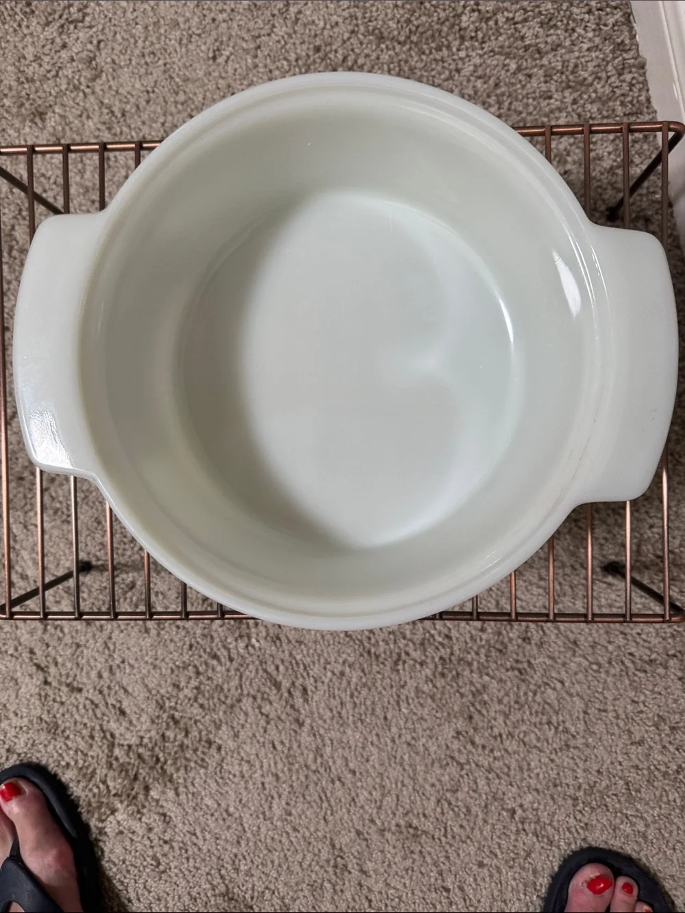 Anchor Hocking sturdy milk
