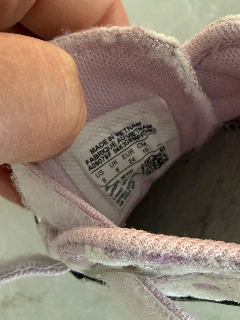 Converse Kids Pink Patterned Velcro Sneakers