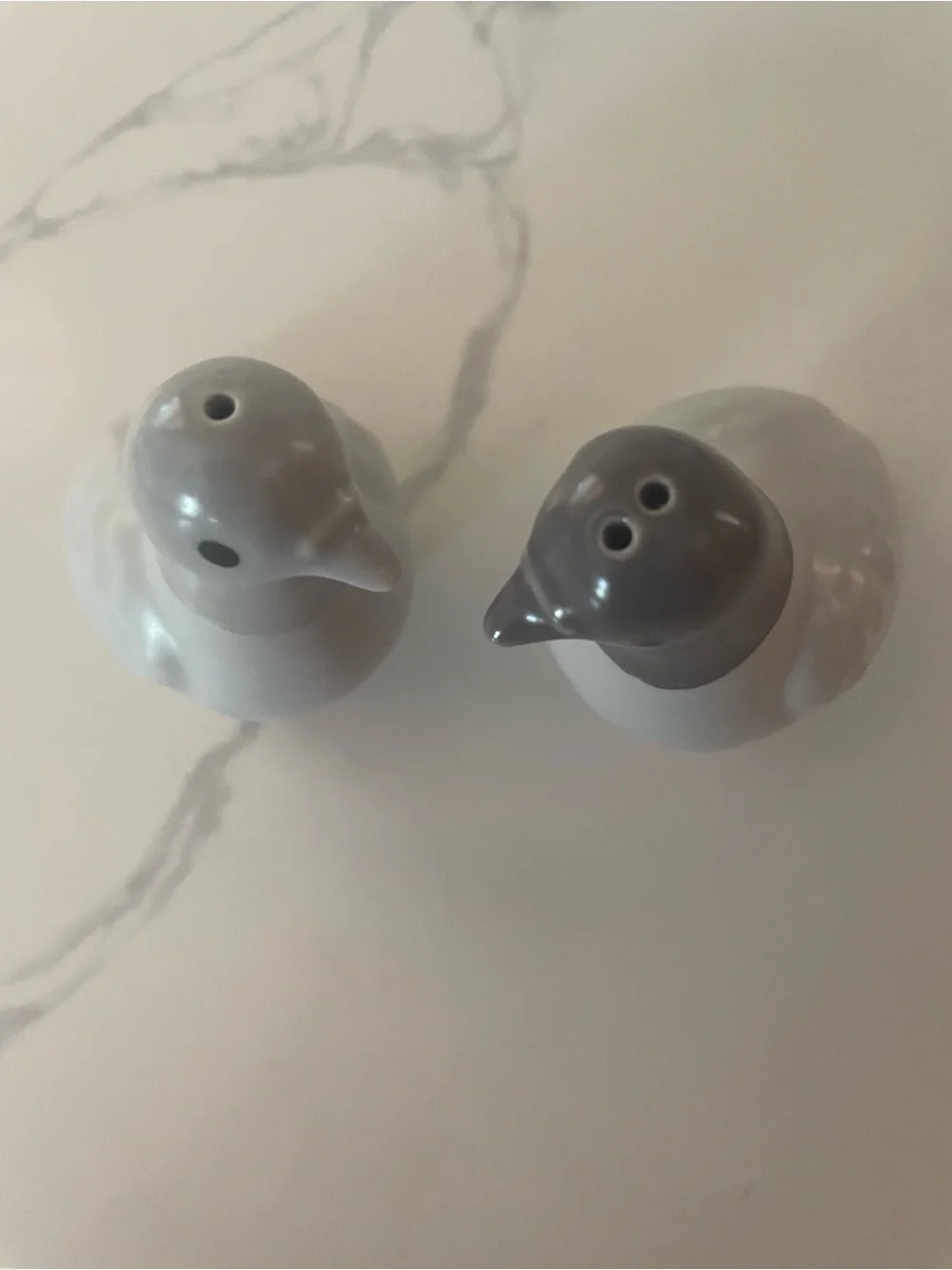 Fred Ceramic Clay Pigeon Salt & Pepper Set