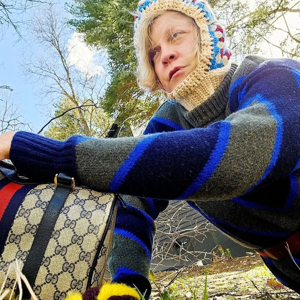 Gucci Vintage Mini Monogram Sherry Duffle
